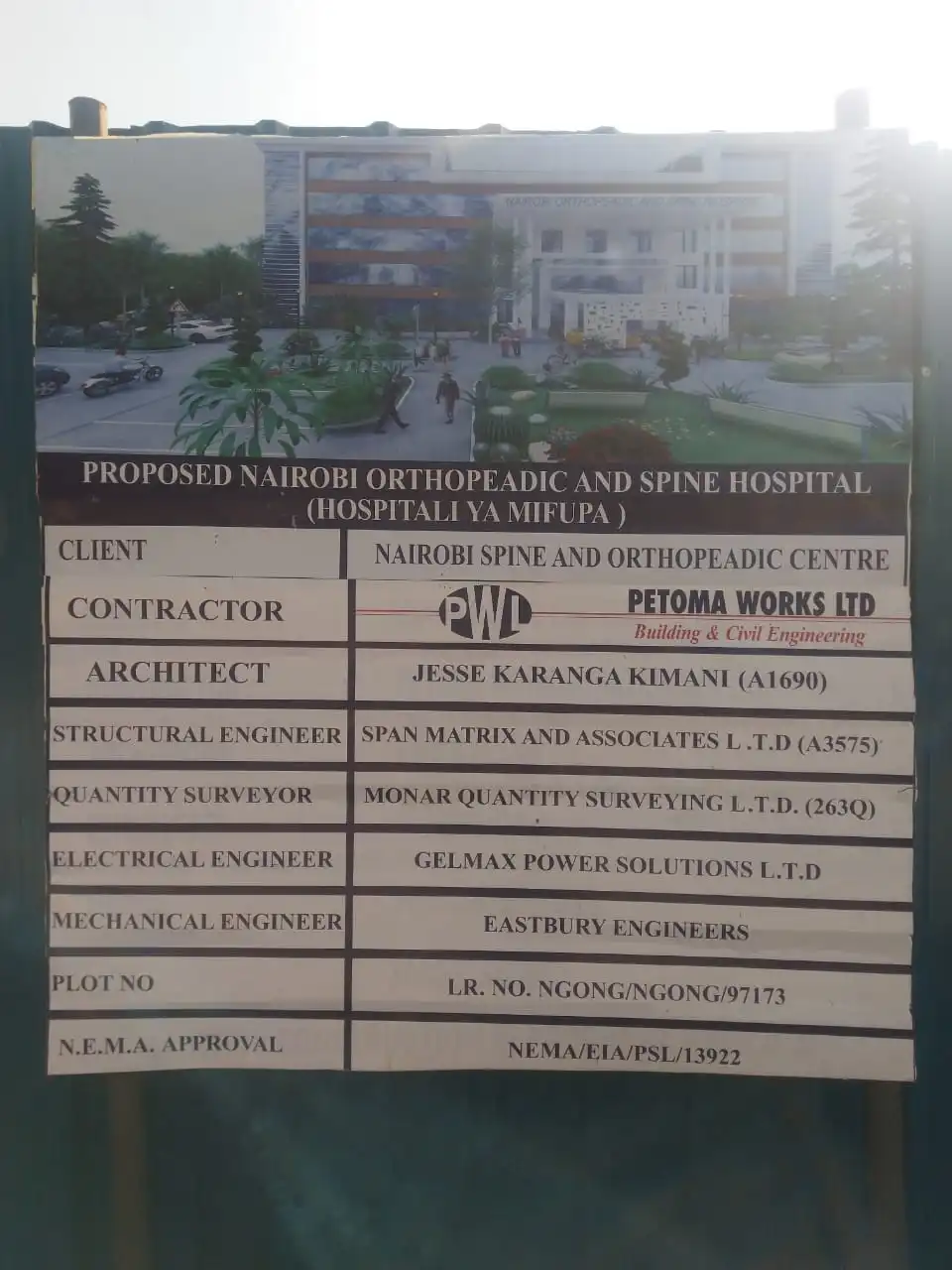 Hospital Board Image